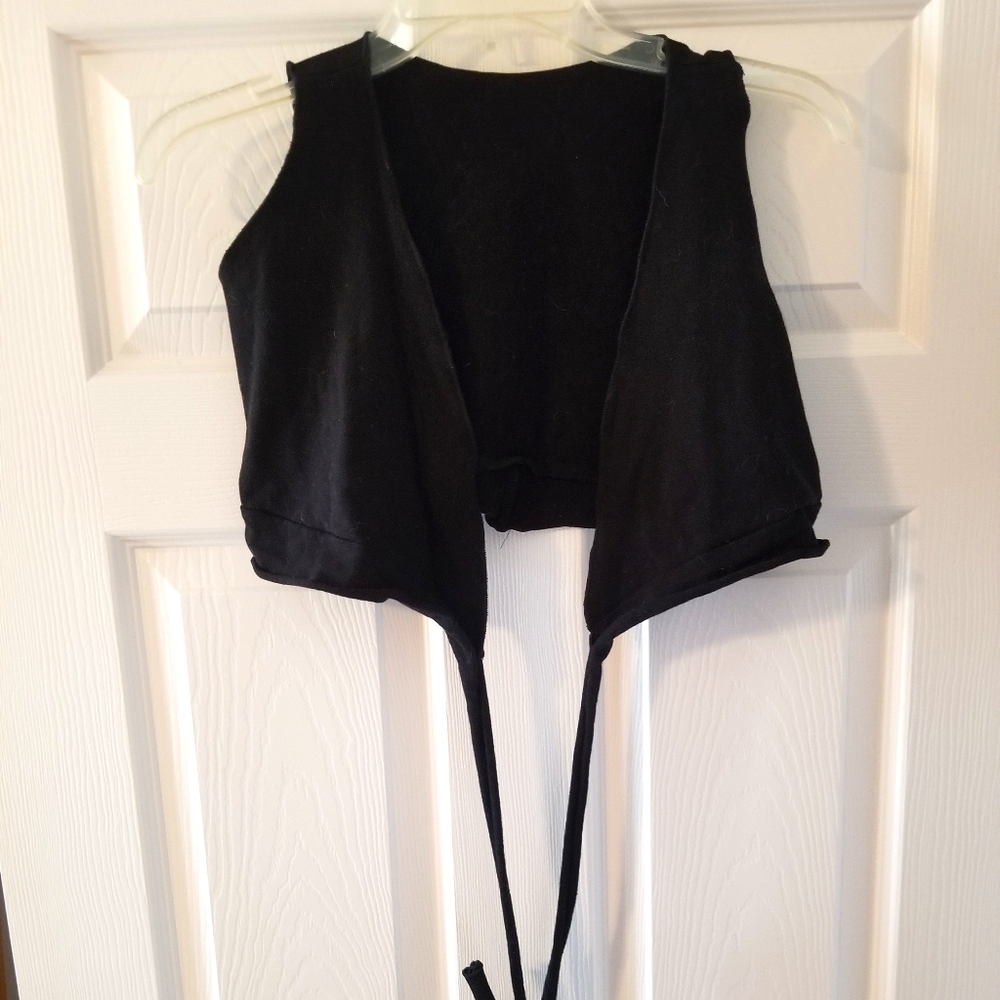 Harmonic Threads Wrap Top - Black